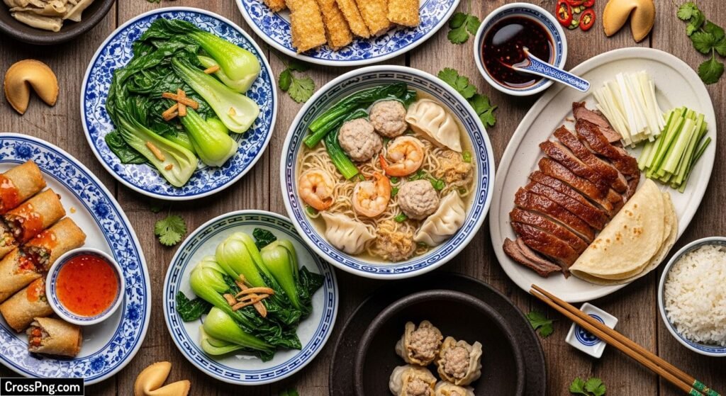Chinese food background image 3