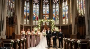 Christian wedding background image