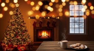 Christmas background aesthetic image 2