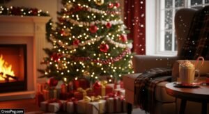 Christmas background aesthetic image 2