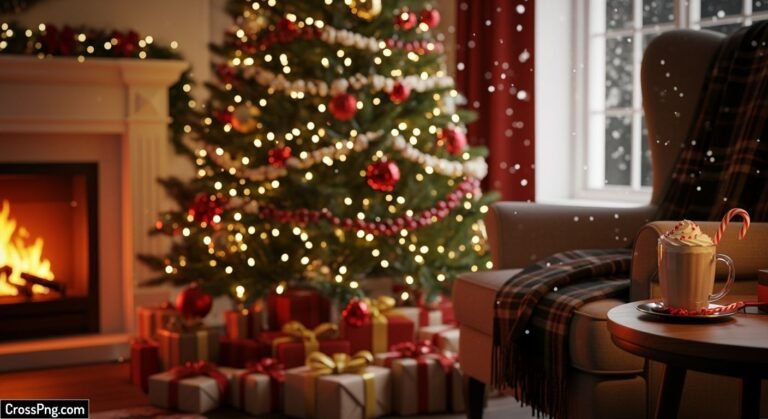 Christmas background aesthetic image 2