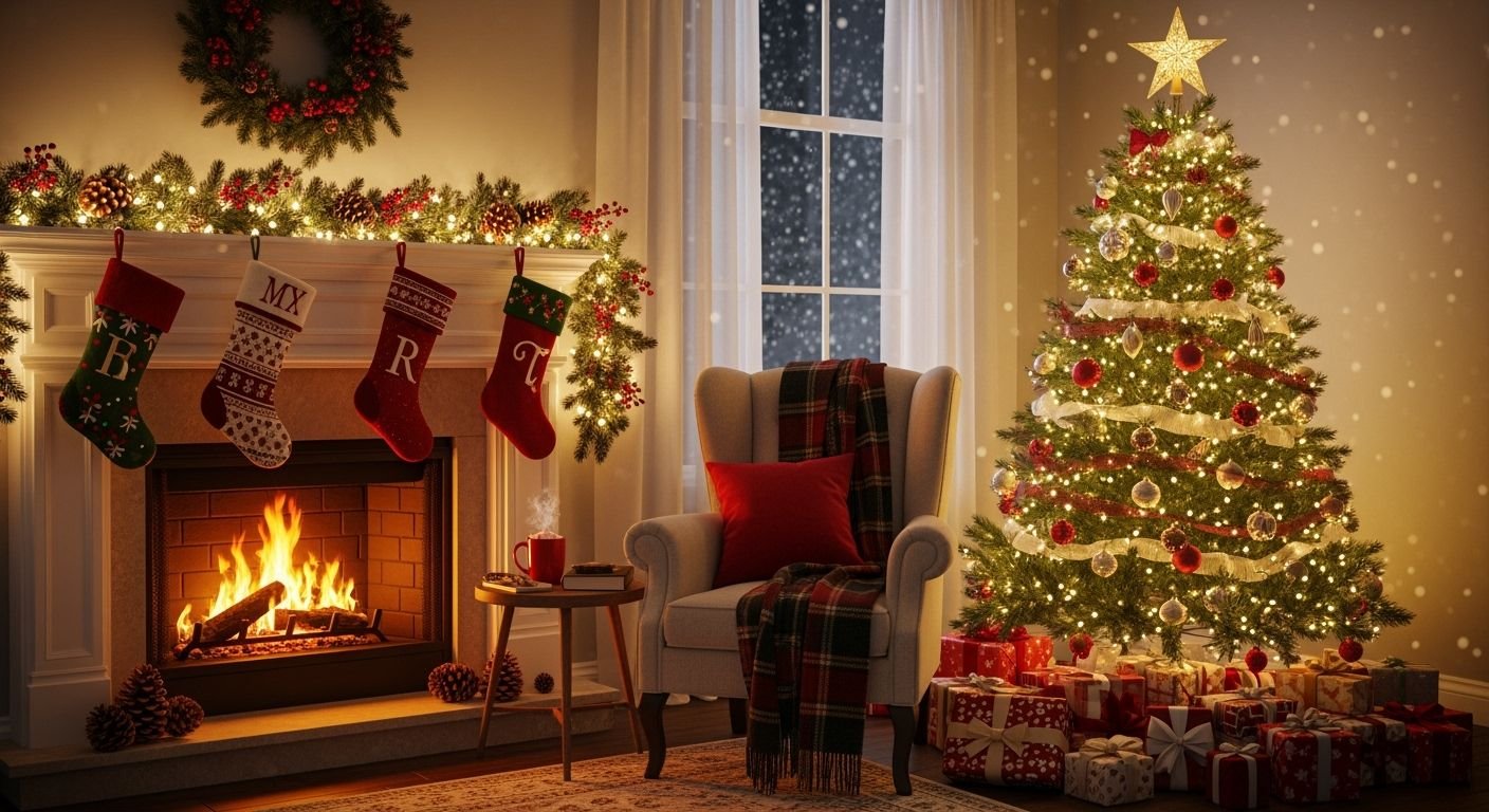 Christmas background aesthetic image 3
