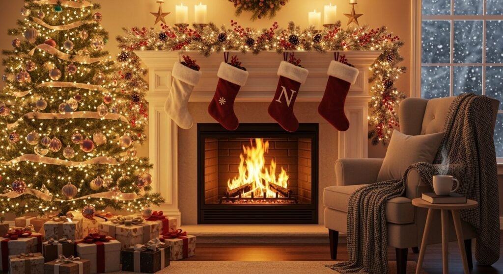 Christmas background aesthetic image 6