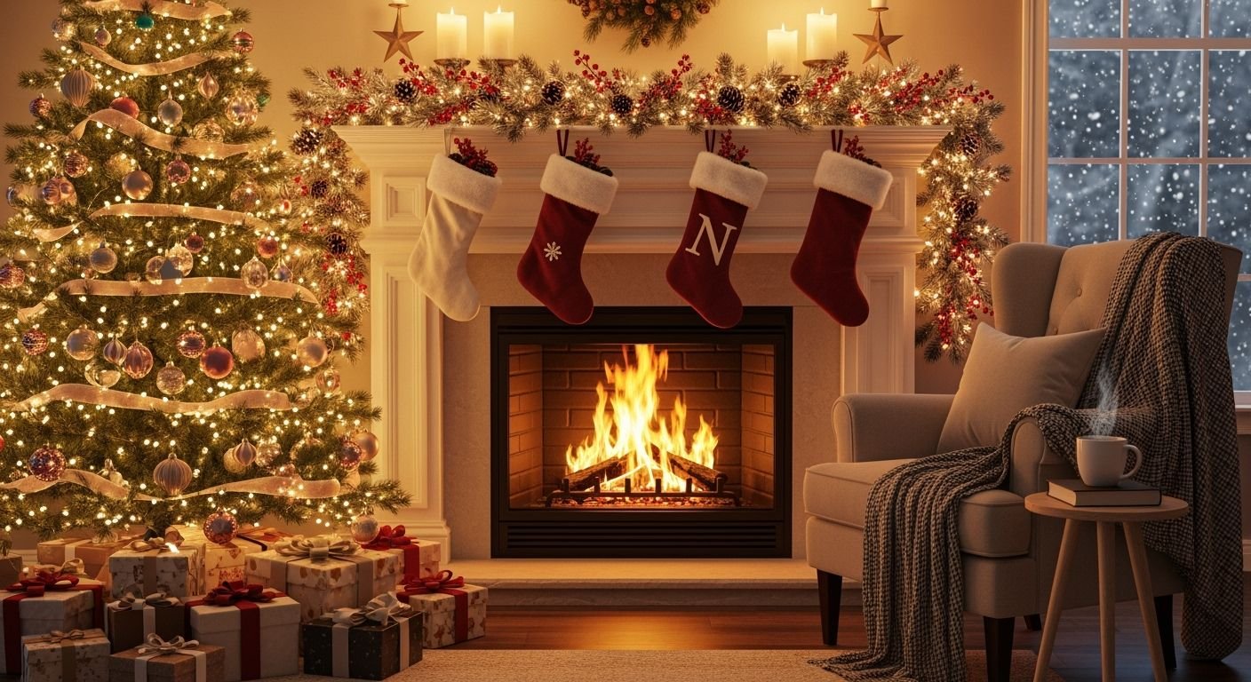 Christmas background aesthetic image 6
