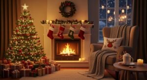Christmas background aesthetic image 7