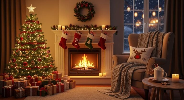 Christmas background aesthetic image 7
