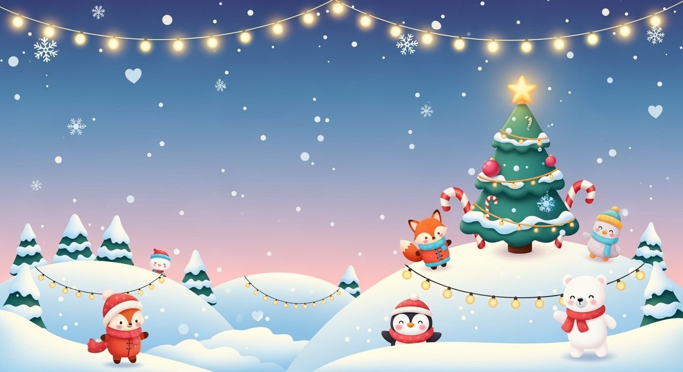 Christmas background cute image