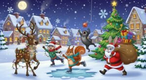Christmas background funny image 6