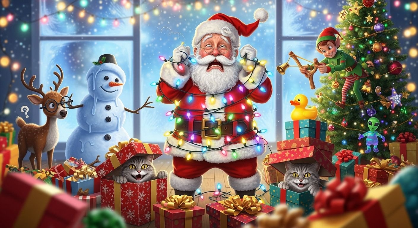 Christmas background funny image 7