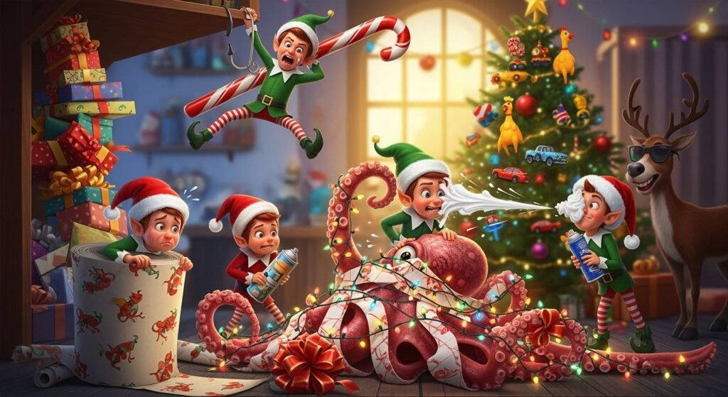 Christmas background funny image 8