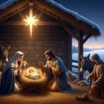 Christmas background jesus image