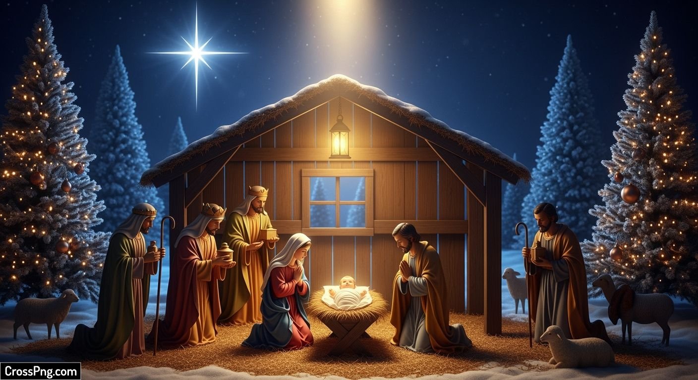 Christmas background jesus image 2