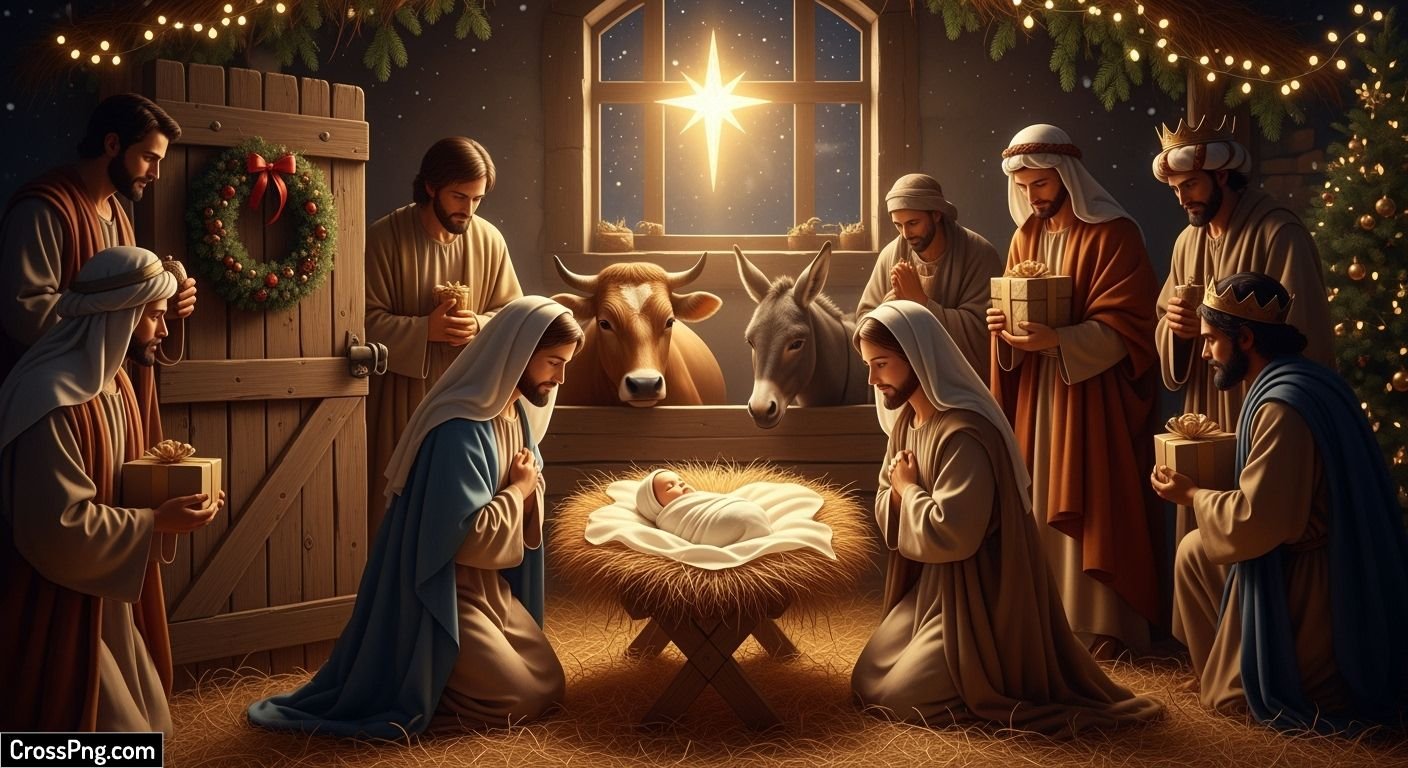 Christmas background jesus image 3