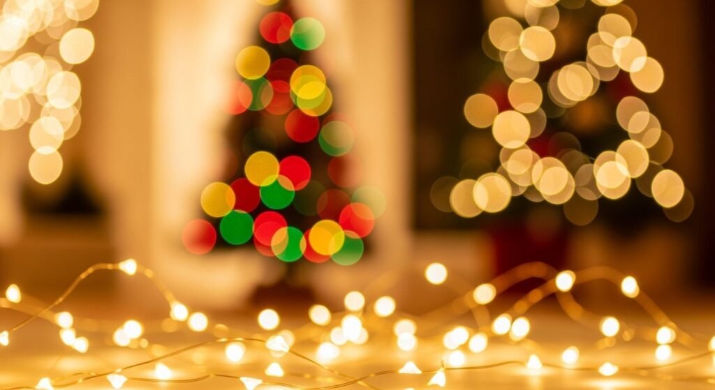 Christmas background lights image 3