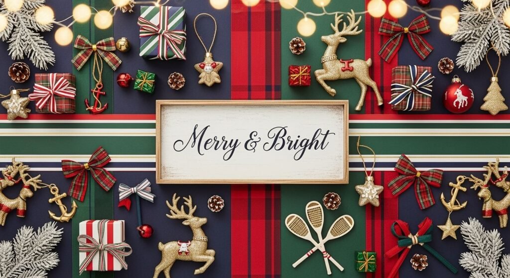 Christmas background preppy image 3