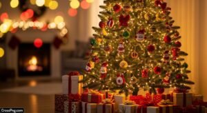 Christmas background tree image 2