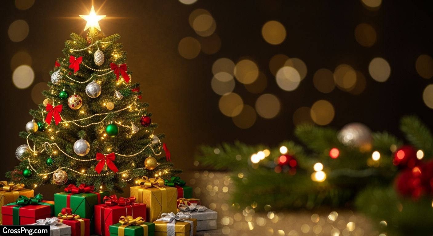 Christmas background tree image 3