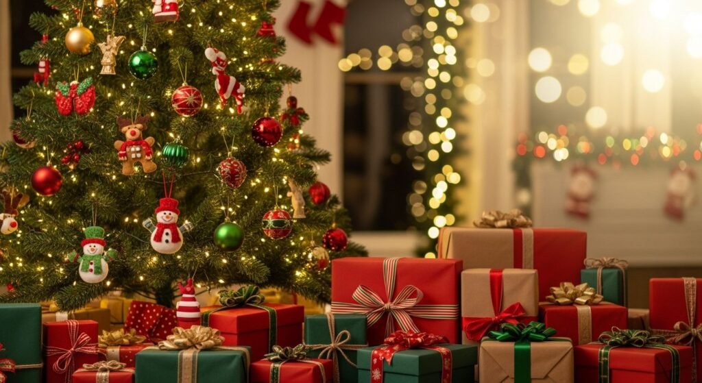 Christmas background with christmas image 3