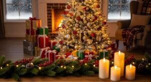 Christmas background with christmas image 4