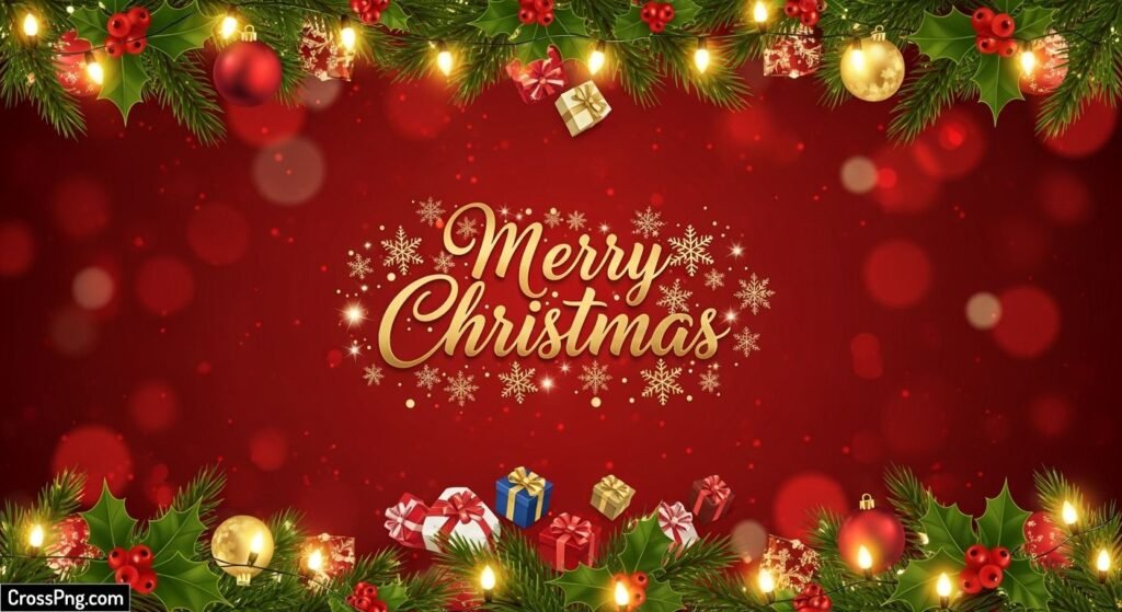 Christmas banner background image
