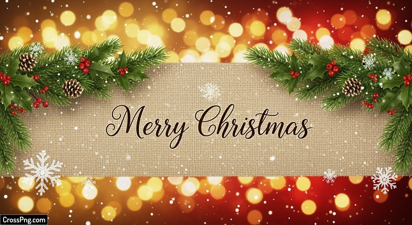 Christmas banner background image