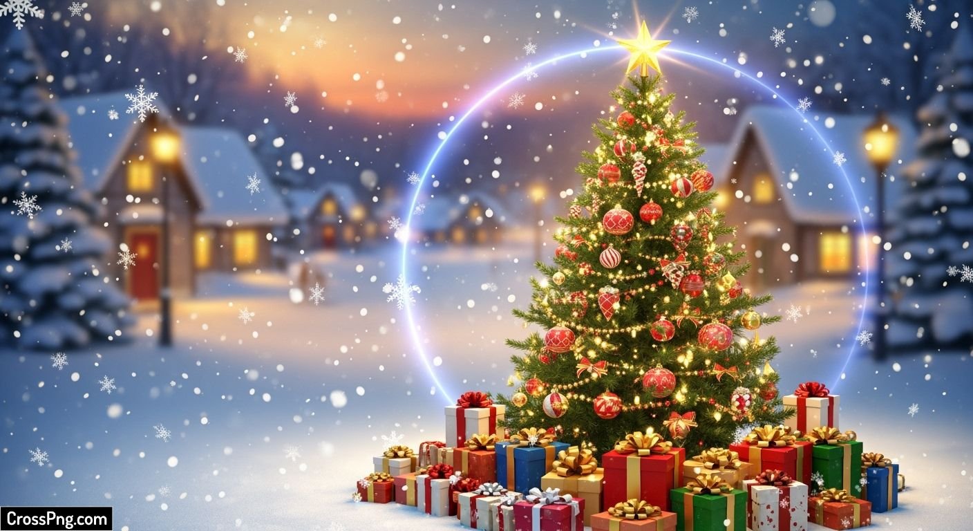 Christmas poster background image 3