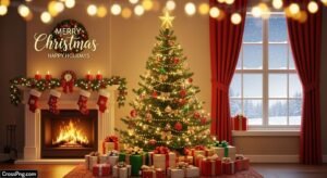 Christmas poster background image 6
