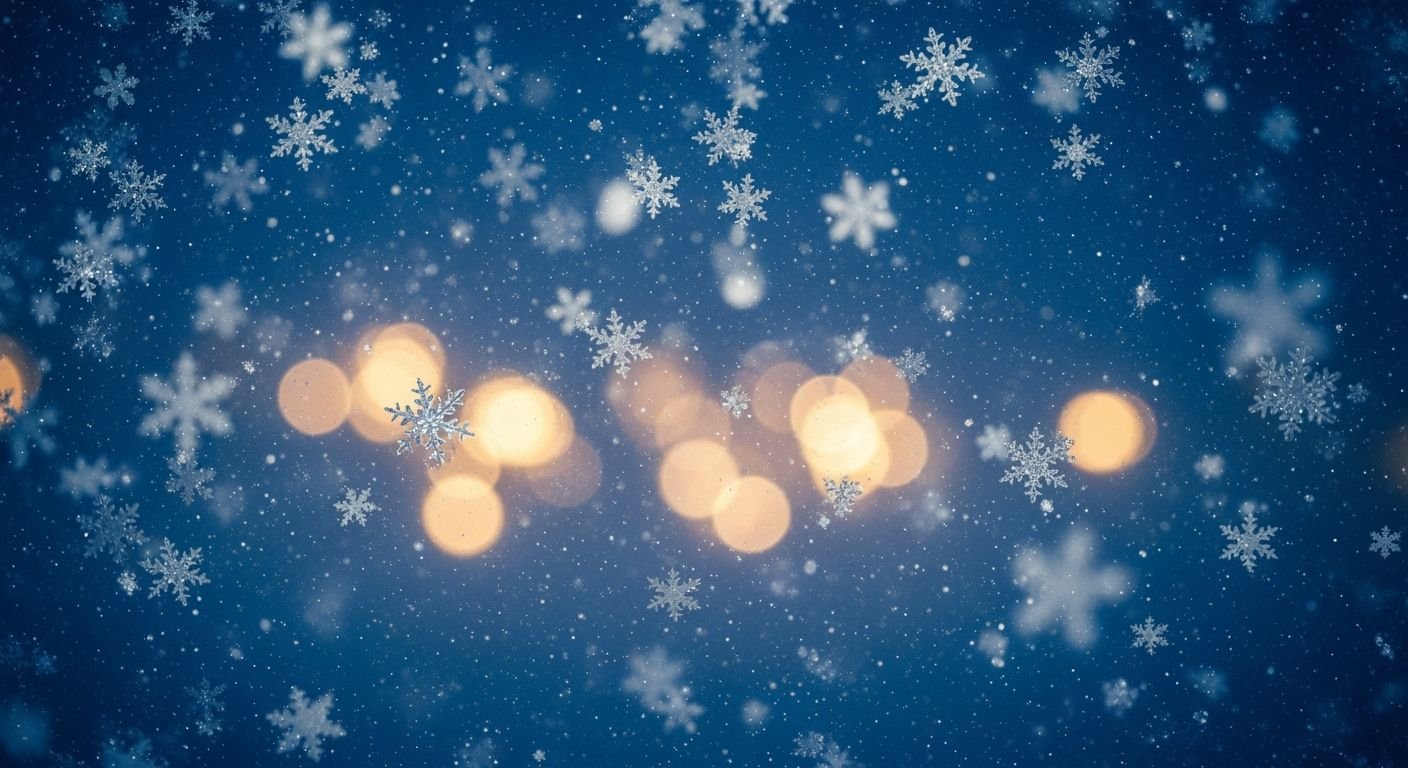 Christmas snowflakes background image 3
