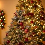 Christmas tree background image 4