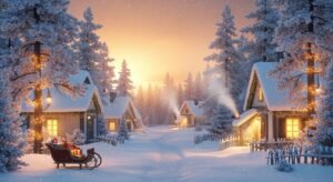 Christmas winter background image 4