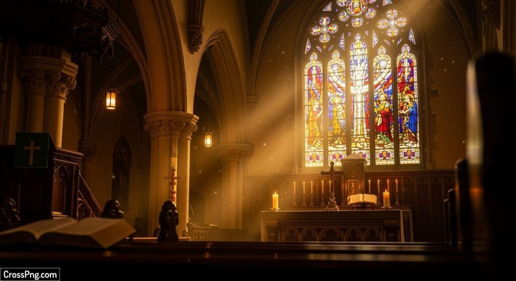 Church prayer background image 2