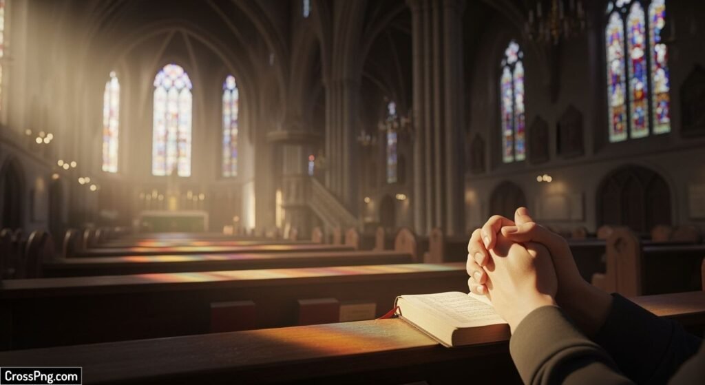 Church prayer background image 3