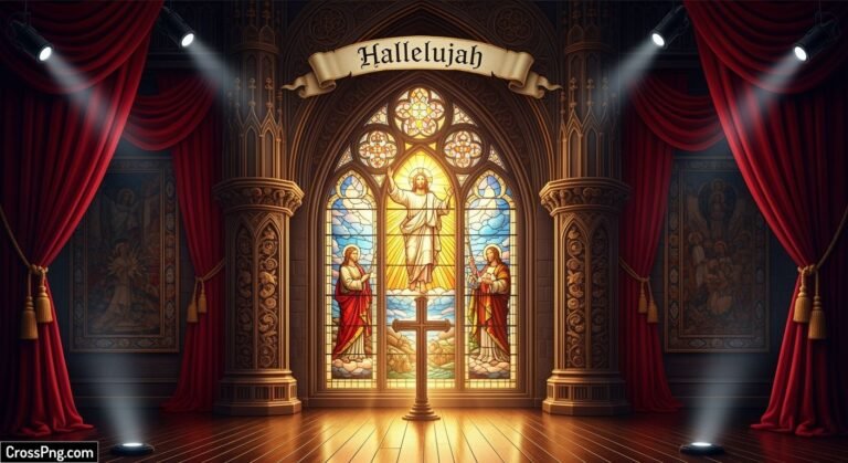 Church stage background image