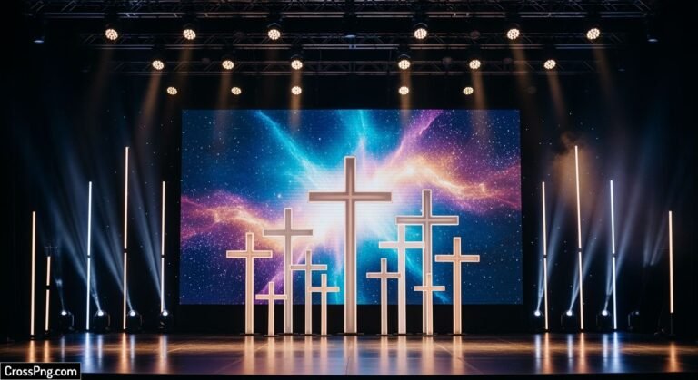 Church stage background image