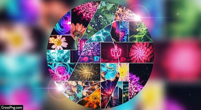 Circle background picsart image