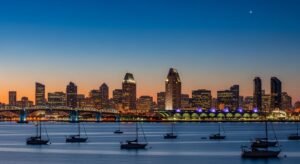 City background 4k san diego gif image 2