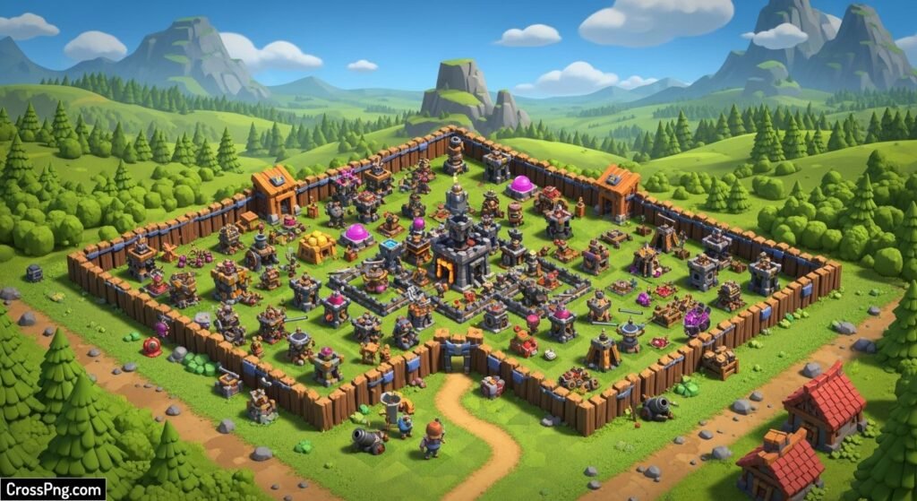 Clash of clans background image