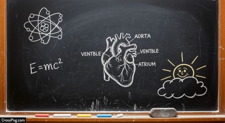 Classroom blackboard background image