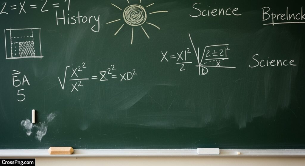 Classroom blackboard background image 2