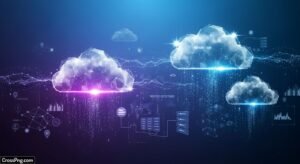 Cloud computing background image 2
