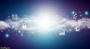 Cloud computing background image 3