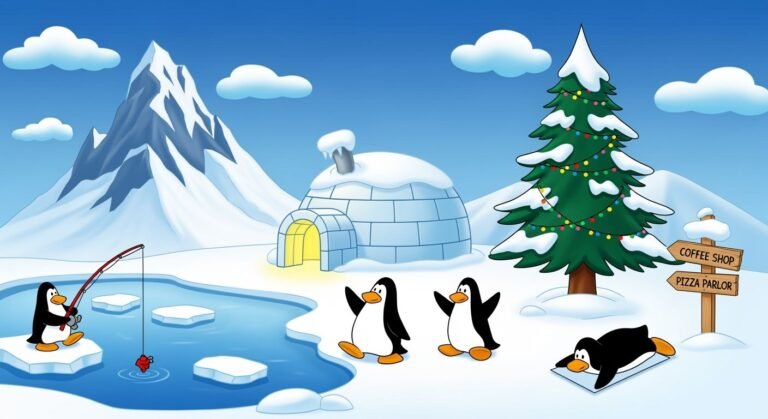 Club penguin background image 2