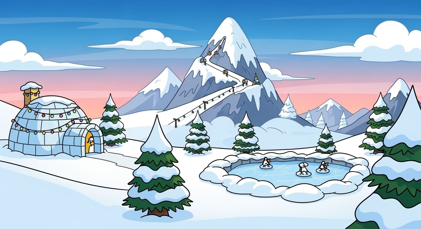 Club penguin background image 3