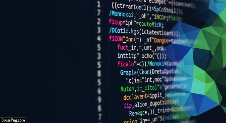 Coding background for linkedin image