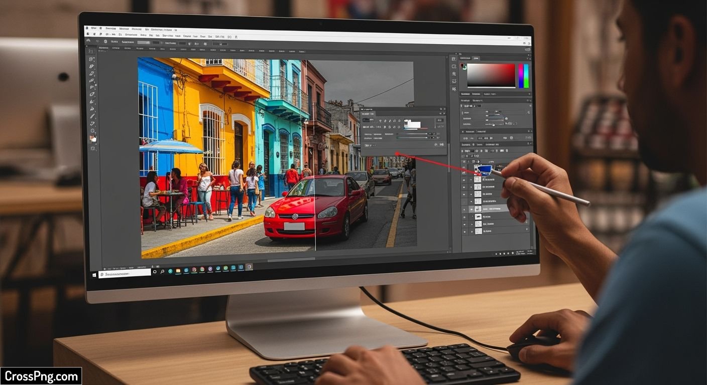 Color remover from image image