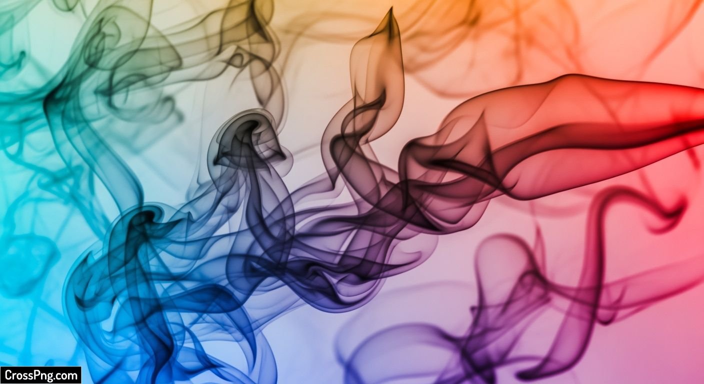 Color smoke background image