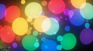 Colorful bokeh background image