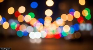 Colorful bokeh background image