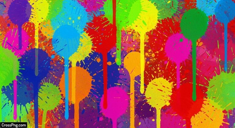 Colorful paint splatter background image 3