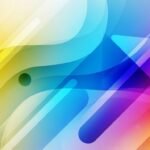 Colorful ppt background image